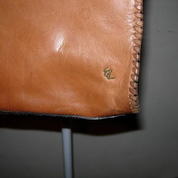 Elliot Lucca Tan “Gisele” Leather Shoulder Bag - Picture 2 of 14